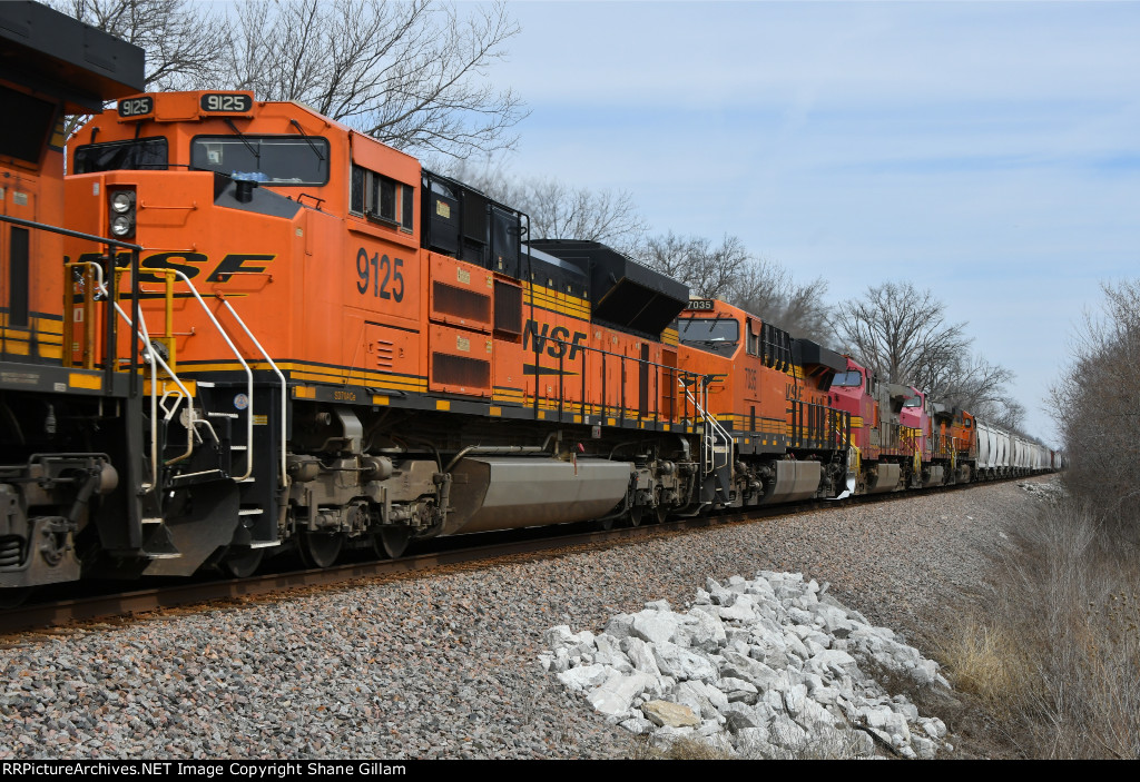 BNSF 9125 Roster shot